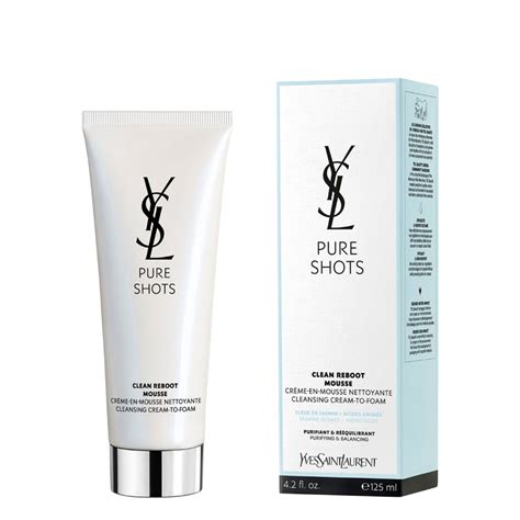 Discover the new YSL Beauty Pure Shots Clean Reboot Mousse.